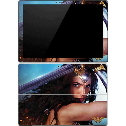 DC Comics Wonder Woman Battle Ready Poster Surface Pro 4 Skin